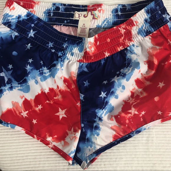 OP track running shorts junior (7-9) med patriotic - Picture 4 of 6